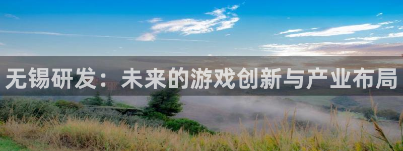 28大神怎么了：无锡研发：未来的游戏创新与产业布局